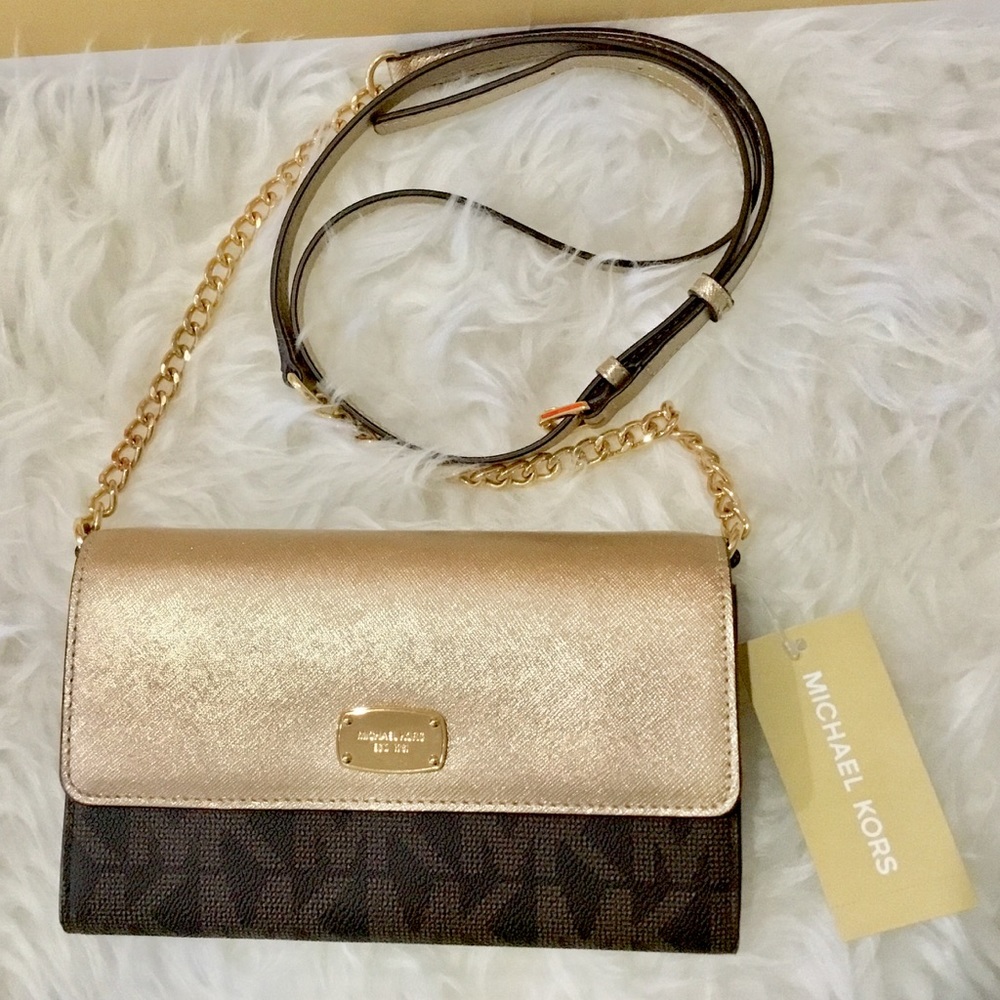 MICHAEL KORS JET SET TRAVEL LARGE PHONE CROSSBODY